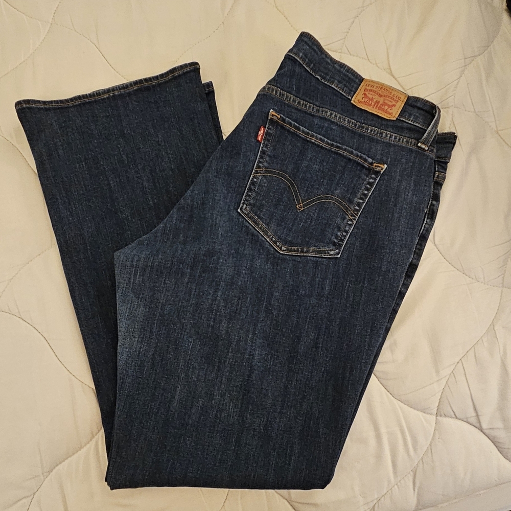 Levi's Dark Blue Denim Jeans